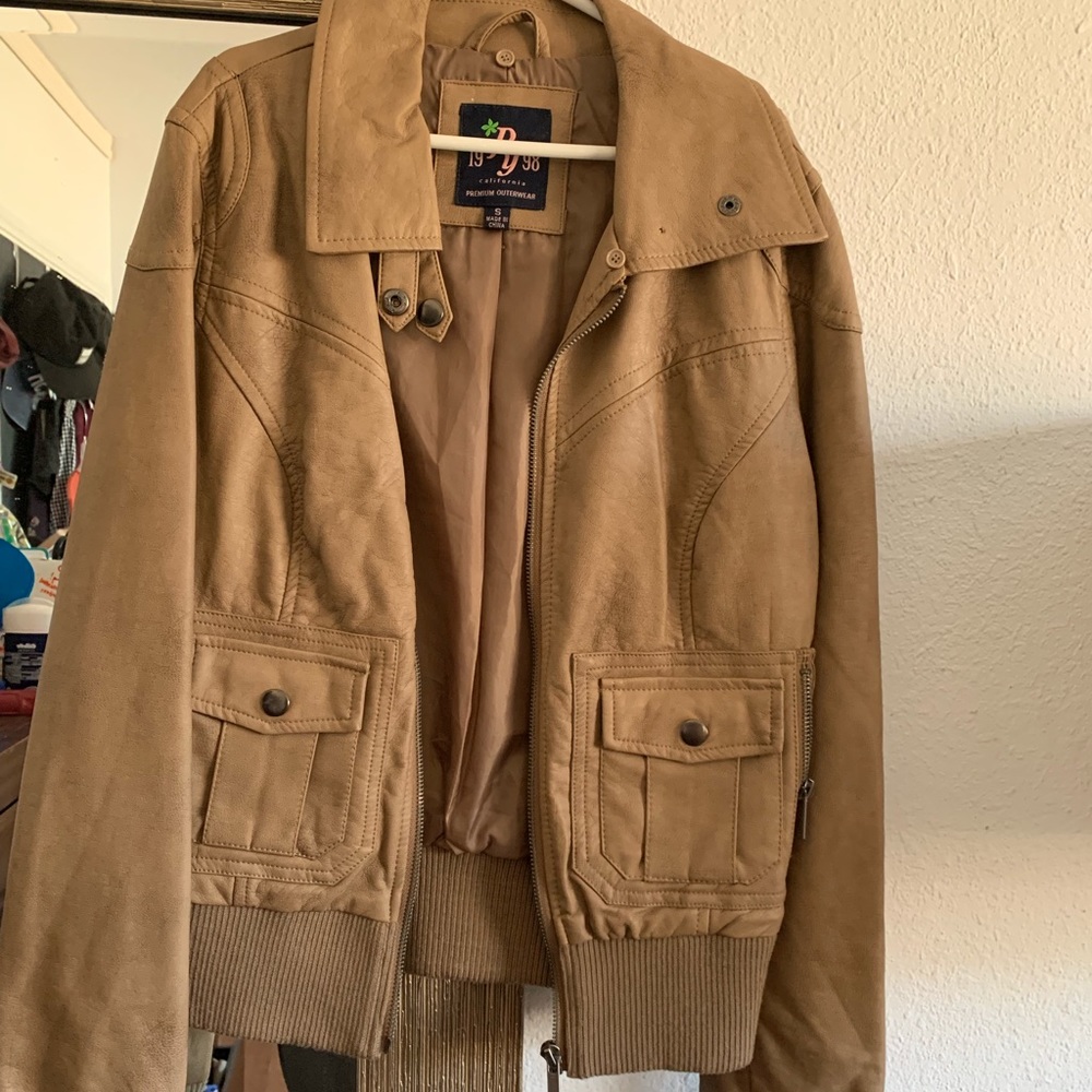 Leather jacket